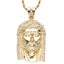 Iced Out Bling Hip Hop Pendant - JESUS gold Carousel 1