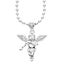 Iced Out Bling Fashion Chain - MICRO ANGEL silver Carousel 1