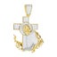 Premium Bling - 925 Sterling Silver Jesus Cross Carousel 1