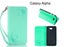 Galaxy Alpha CASE Premium Leather Embossing wallet Folio case Carousel 1
