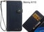 Skinny A110 case Fine leather wallet case Carousel 1