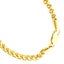 925 Sterling Silver Wheat Chain - SPIGA 4mm gold Carousel 3