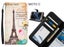 MOTO C case 3 card leather wallet case printed ID Carousel 1