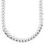 925 Sterling Silver Bling Chain - MIAMI CUBAN 7mm Carousel 1