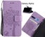 Galaxy Alpha case leather wallet case embossed cat & tree pattern Carousel 1