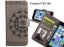 Huawei P20 lite Case mandala embossed leather wallet case 3 cards lanyard case Carousel 1