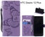 HTC Desire 12 Plus case Embossed Butterfly Wallet Leather Case Carousel 1