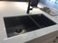 Double Bowl Sink 838x457mm Dark Grey Stainless Steel Carousel 3
