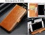 Galaxy J4 2018 case executive leather wallet slim cow hide finish brn Carousel 1