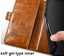 Oppo R11s case retro leather wallet slim cow hide finish brown Carousel 5