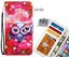 LG G3 Case 3 card leather wallet case printed ID Carousel 1