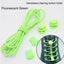 1 Pair Elastic No-Tie Shoelaces for Sport Shoes (White) Carousel 12