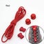 1 Pair Elastic No-Tie Shoelaces for Sport Shoes (White) Carousel 13