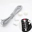 1 Pair Elastic No-Tie Shoelaces for Sport Shoes (White) Carousel 15