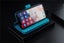 Iphone 8 case triple wallet PU leather 9 cards ID 3 pockets blue Carousel 5