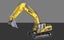 Die-cast Digger Excavator, HUINA 1:50, Die-cast Metal Excavator Model Carousel 6