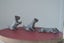 "Westie Yoga" Mini Bronze West Highland Terrier Sculptures by N J Lewis Carousel 8