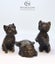 "Westie Yoga" Mini Bronze West Highland Terrier Sculptures by N J Lewis Carousel 4