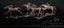 "Mini Racers" Solid Bronze Sculpture of Horse Racing Scene by N J Lewis Carousel 5