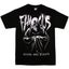 Famous stars and Straps Robes T-shirt Black White Carousel 1