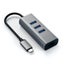 SATECHI TYPE-C 2-in-1 3 Port USB 3.0 Hub & Ethernet Port - Space Grey Carousel 3