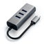 SATECHI TYPE-C 2-in-1 3 Port USB 3.0 Hub & Ethernet Port - Space Grey Carousel 4