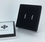 18K White Gold Premium Crystal Huggie Earrings "Bella" Carousel 5