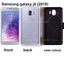 Galaxy J4 2018 case executive leather wallet slim cow hide finish brn Carousel 7