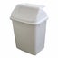 38L Rectangular White Swing Top Bin Carousel 1