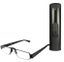 BLACK - I-Mag Executive European Style Reading Glasses with Hard Slide Open Case Carousel 6