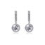 Silver Crystal Drop Earrings "Alexa" Carousel 6