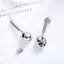 Silver Crystal Drop Earrings "Alexa" Carousel 8