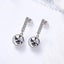 Silver Crystal Drop Earrings "Alexa" Carousel 5
