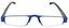BLUE - I-Mag Executive European Style Reading Glasses with Hard Slide Open Case Carousel 3