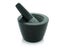 Mini Mortar and Pestle Solid Granite Black 13cm Carousel 1