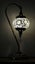 Turkish Mosaic Large Swan Lamp White - 46cm Carousel 1