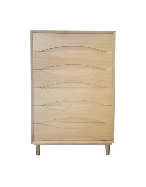 Arne 6 Drawer Tallboy - Natural Carousel 1