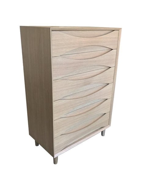 Arne 6 Drawer Tallboy - Natural Carousel 3