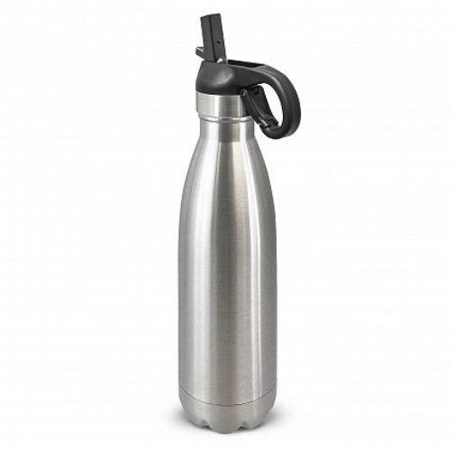 Mirage Metal Drink Bottle with Flip Lid (Silver) Carousel 1