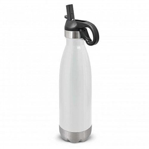 Mirage Metal Drink Bottle with Flip Lid (White) Carousel 1