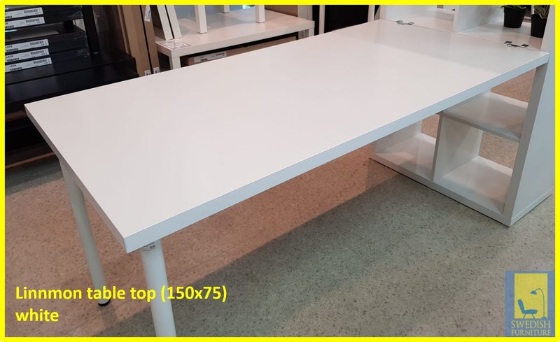 Ikea Linnmon Table Top 150x75 Only Table Top White Trade Me