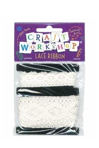 Craft Lace Ribbon - 2 Sizes 90cmEach Carousel 1