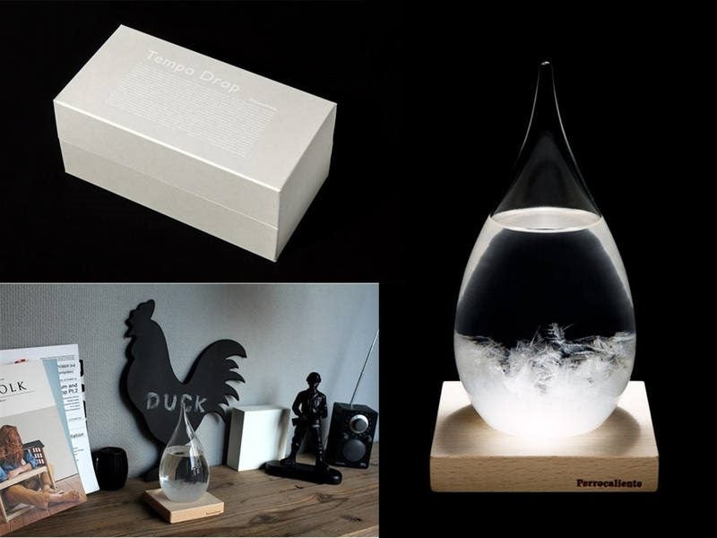 Tempo Drop Stylish Weather Forecast Storm Glass Carousel 1