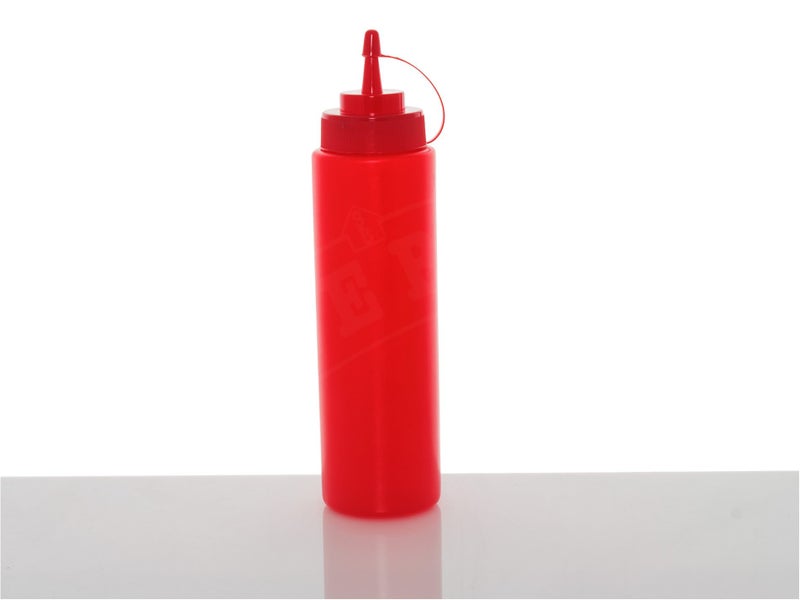 0.65L Squeeze Bottle Sauce Dispenser - Red - 650ml Carousel 1