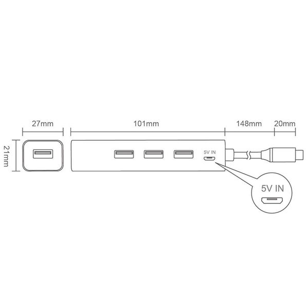 USB C Hub Type c Hub USB Type-c Hub for macbook Carousel 3