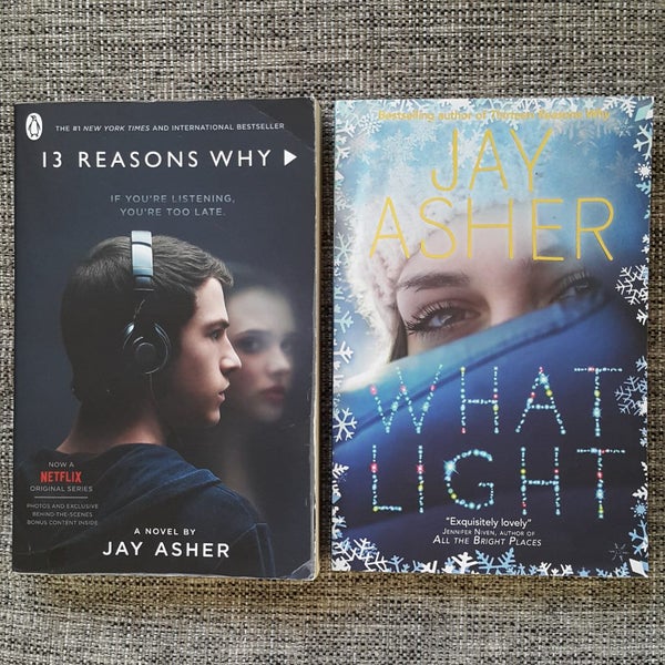 2 Jay Asher Books 13 Reasons Why What Light Trade Me