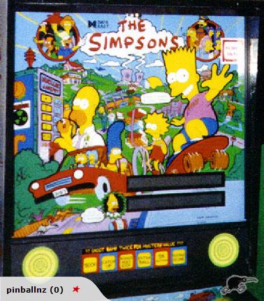 Simpsons Pinball Ring Set Carousel 1