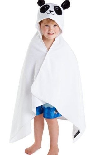 Kiddie Towels - White Panda Carousel 1