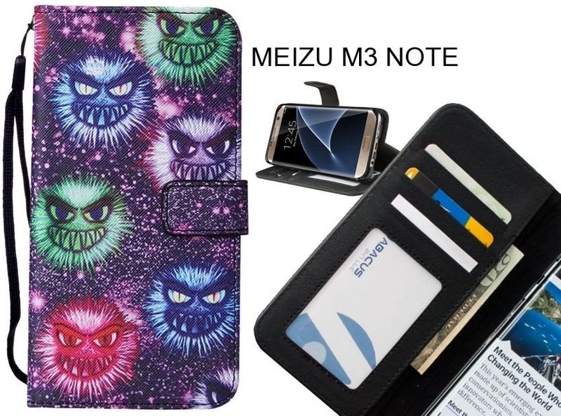 MEIZU M3 NOTE case leather wallet case printed ID Carousel 1