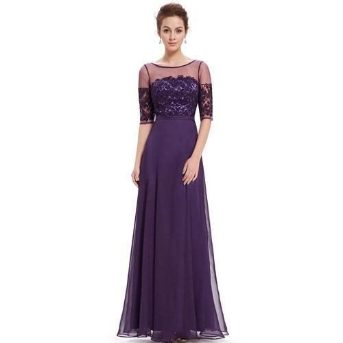 Purple and Green Bridesmaid Dresses